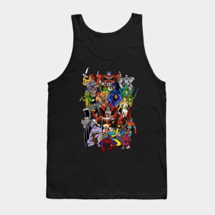 90s cartoon hero's Tank Top